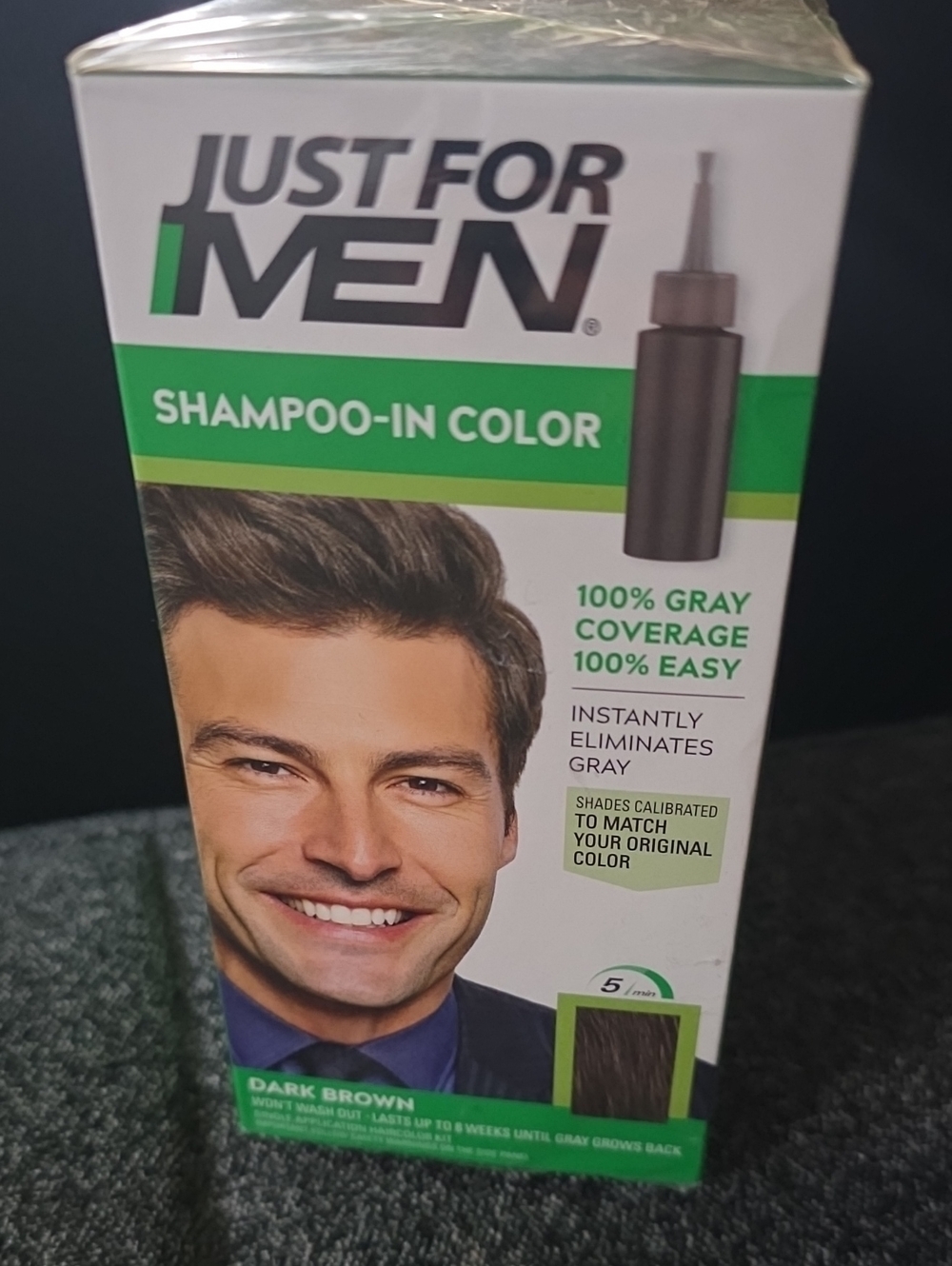 Shampoo-In Color — Dark Brown Men's Hair Color